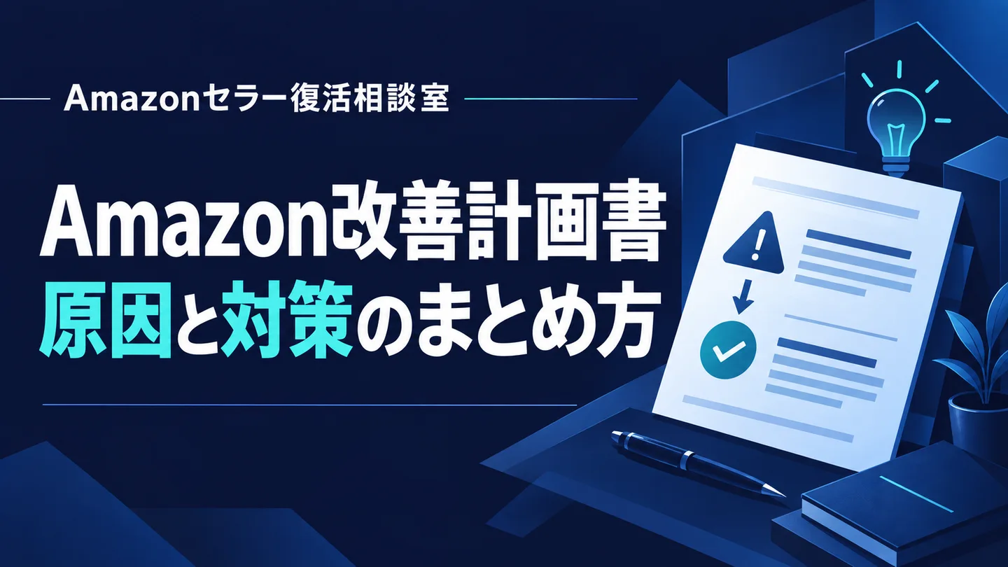 Amazon改善計画書 原因と対策のまとめ方