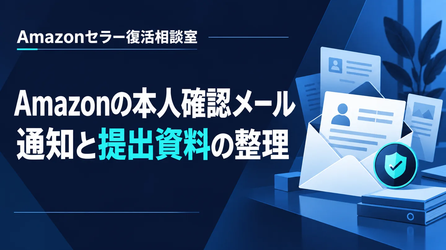Amazonの本人確認メール 通知と提出資料の整理