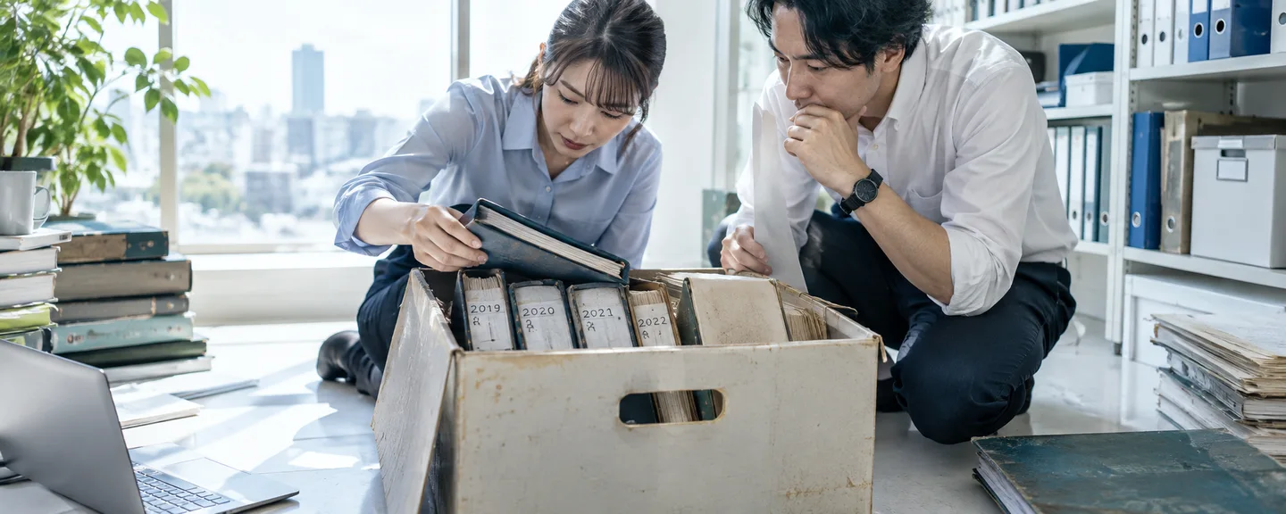 当時の通知と今の画面を見比べる