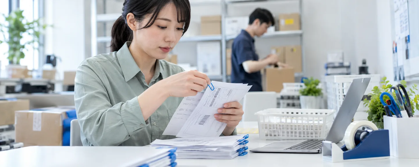 注文ごとに仕入れから配達までたどる