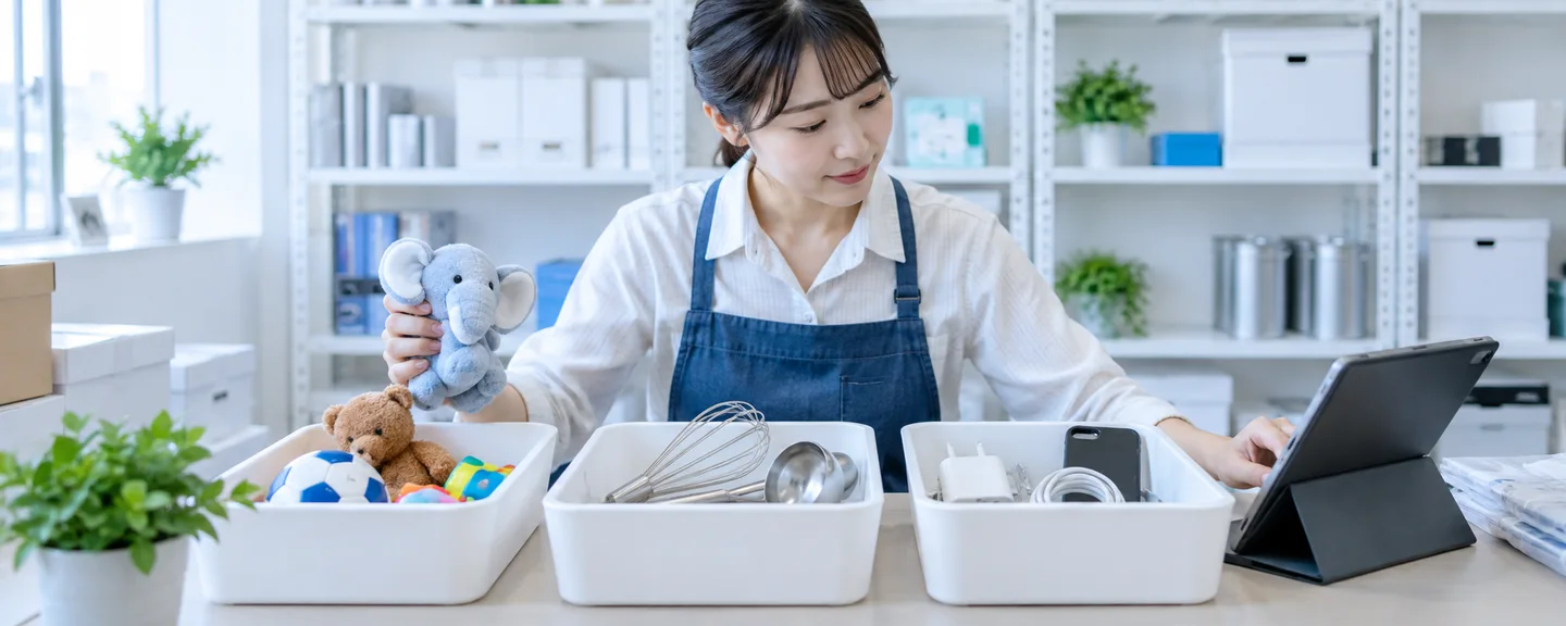 登録情報と売場の分類を照らし合わせる